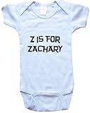Z IS FOR ZACHARY / Hurry Up - Name-series - White or Blue Onesie / Baby T-shirt