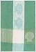 Waffle Weave 100% Cotton Aqua Sea Shell Dishtowel 18" X 28" Set /6