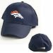 Denver Broncos Original Snap Back Baseball Hat Solid Blue Horse Logo