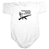 Baby Bodysuit White  Surinamese Legend In Process / Transfer  Suriname Country