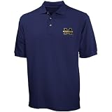 Antigua Michigan Wolverines Navy Classic Polo