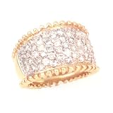 14K 1.70 CTW Diamond Cluster Band