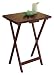 Winsome Wood TV Table, Antique Walnut Finish, Set of 4