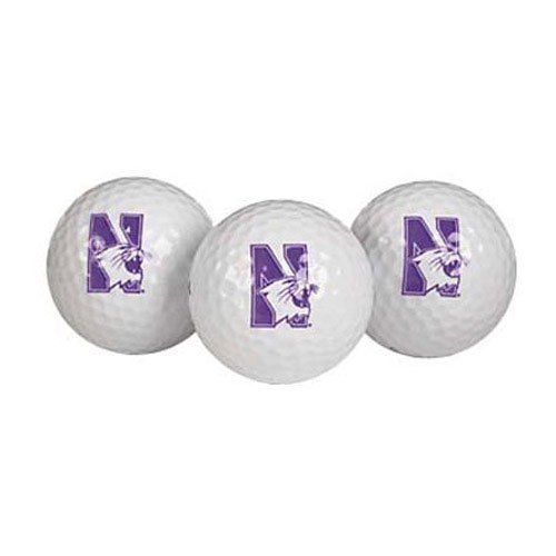 Northwestern Wildcats Ncaa Golf Ball 3-pack