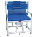 Bariatric Bed Side Commode Cushion Seat: With, Color: Forest Green