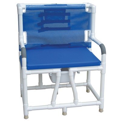 Bariatric Bed Side Commode Cushion Seat: With, Color: Mauve