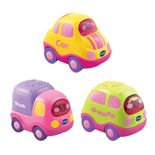 VTech Baby Toot-Toot Drivers Everyday Vehicles 3-Car Pack (Pink)