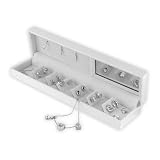 Pierre Cardin Set-3 Pendants, 6 Sets Of Earrings, & Chain In Presentation Box