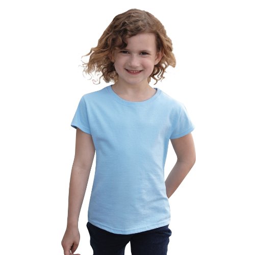 Fruit Of The Loom Girls Childrens Valueweight Short Sleeve T-Shirt