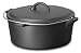 4.5 Qt. Round Dutch Oven - With Lid and Wire Handle (Black) (11.81H x 11.06W x 4.65D)