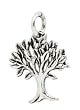Beaucoup Designs Silver & Pewter Tree of Life Charm - MADE IN THE USA