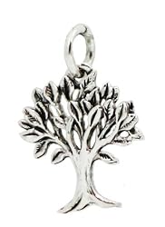Beaucoup Designs Silver & Pewter Tree of Life Charm - MADE IN THE USA
