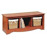 Prepac Cherry Bedroom Cubbie Bench CSC-4820