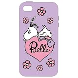 ピーナッツ iPhone4/4S キャラクタージャケット(パープル)