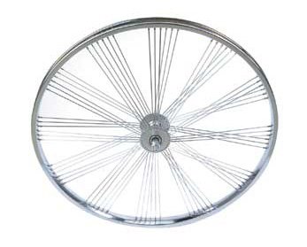 Bike | Bicycle 26″ Fan 72 Spoke Coaster Wheel 80g Chrome