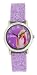 Barbie Lilac Glitter Strap Childrens Watch With Analogue Dial