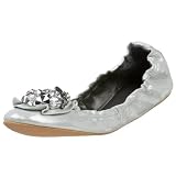 Wanted Women's Ruby Flat,Silver,7.5 M US
