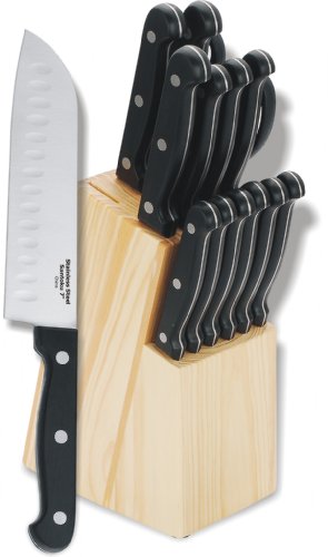 41Dbi08WgpL. SL500  Cook Neway 15Piece Knife Set with Block