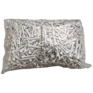 Silverline Holztees weiss, 1000 Stück Silverline Holztees weiss, 1000 Stück