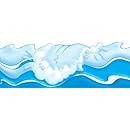 Scholastic TF3301 Ocean Waves Jumbo Borders