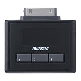 iBUFFALO コードレスFMトランスミッター iPod/iPhone専用モデル オートスキャンタイプ ブラック iPad(2012年発売モデル)対応 BSFM09BK