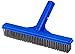 Pooline 10″ Pool Stainless Steel Algea Brush – Blue Brush Body and Handle