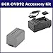 Sony DCR-DVD92 Camcorder Accessory Kit includes: SDM-109 Charger, SDNPFP70 Battery