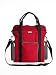 Mr.B Trooper AC Tote Bag with Insulated Pocket in Red and Charcoal