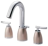 Danze D304054CSN Chrome / Satin Nickel Sonora Double Handle Widespread Bathroom Faucet from the Sono
