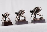 7.5 inch Large Nickel Alloy Ready to Dive In Swimmer Figurine Statue