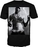 Mens Tupac 2pac Middle Finger To The World T-shirt