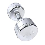 Cap Barbell Solid Chrome Single Dumbbell (25-Pound)