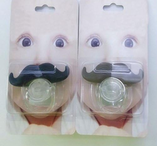Mmary Entertain Mustache Baby Boy Girl Infant Pacifier Orthodontic Dummy Beard Nipples B