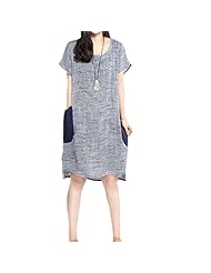 Linen Summer  Shirt  Dress