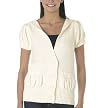 Juniors Mossimo Supply Co. Cap Sleeve Hoodie Cardigan - French Cream