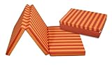 Julius Z&ouml;llner 7140160300 Klappmatratze Streifen orange