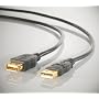 Mediabridge - Hi-Speed USB 2.0 Extension Cable - A-Male to A-Female - 10ft