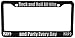 KISS Rock and Roll All Nite and Party Every Day License Plate Frame