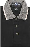 Birdseye Short Sleeve Fashion Pique Polo ( Black )