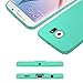 S6 Case, Galaxy S6 Case - Corner Full Protection Hard PC Plastic [2nd Generation] [Ultra Slim] [Shock-Absorption] [Anti-Scratch] Smooth Surface TURATA® Case for Samsung Galaxy S6 - Mint Green