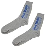Real Madrid FC. Mens Grey Socks - Size 10-12