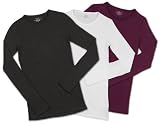 Majestic Lasercut Longsleeve Crew Neck