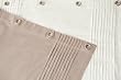 Pleated Shower Curtain - Mushroom