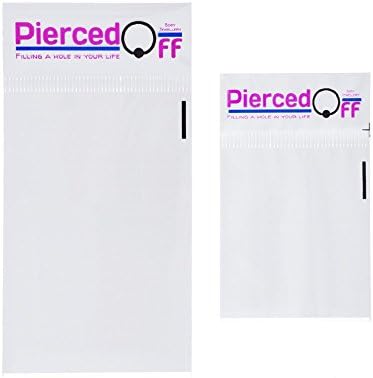 PiercedOff Flower Quad Clear CZ Tragus / Cartilage Upper Ear Piercing Stud