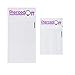 PiercedOff White Opal Set Flat Top PVD over 316L Surgical Steel Nose Studs (Black)