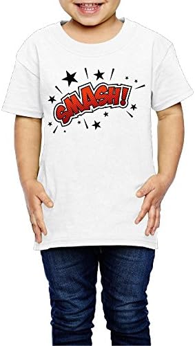 Comic Soundeffect - Smash! Unique Short Sleeve Tee-shirts Youth