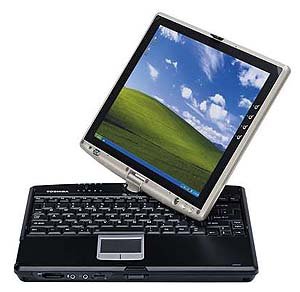 TOSHIBA PORTEGE M200 1500MHZ WIFI TABLET PC KEYBOARD AND STYLUS WINDOWS XP TABLET PC EDITION LAPTOP