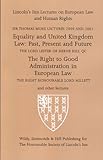 Sir Thomas More lectures 2000 and 2001