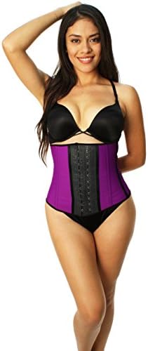 Fajas Romanza Women's Maximum Control Molders Thermal Reducing Shapewear-XL 38 purple
