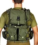 Officer Swat Military Tactical Vest Cordura Combat Harness Distributed-Load System Size 3XL